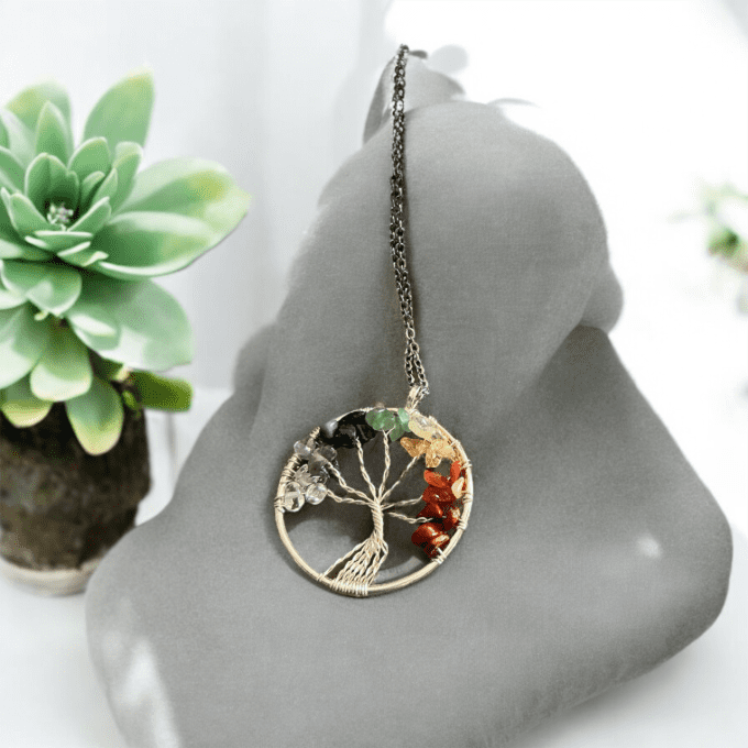 Collier des sept chakras