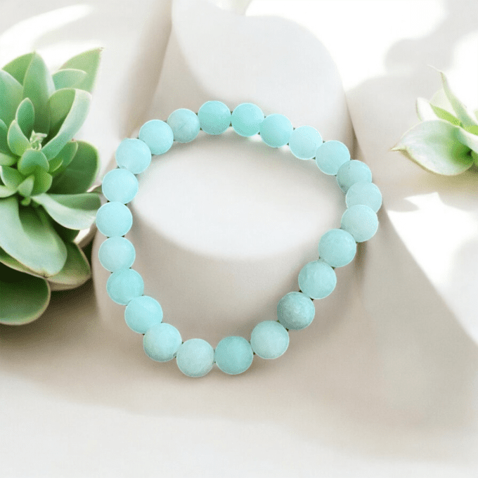 Quartz vert turquoise 8mm