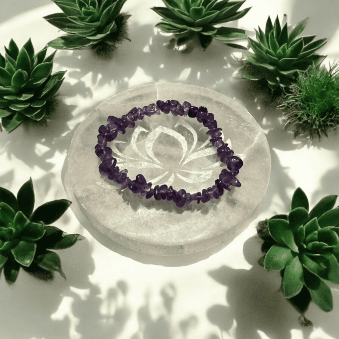 Bracelet en Améthyste
