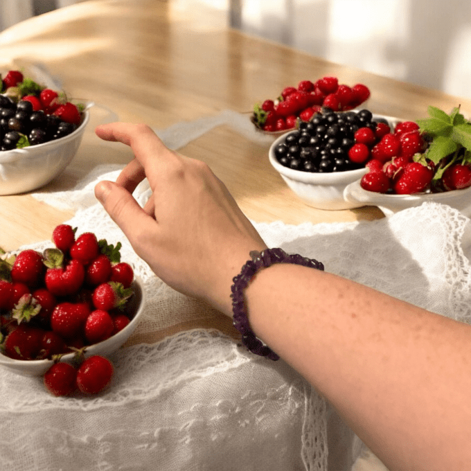 Bracelet en Améthyste