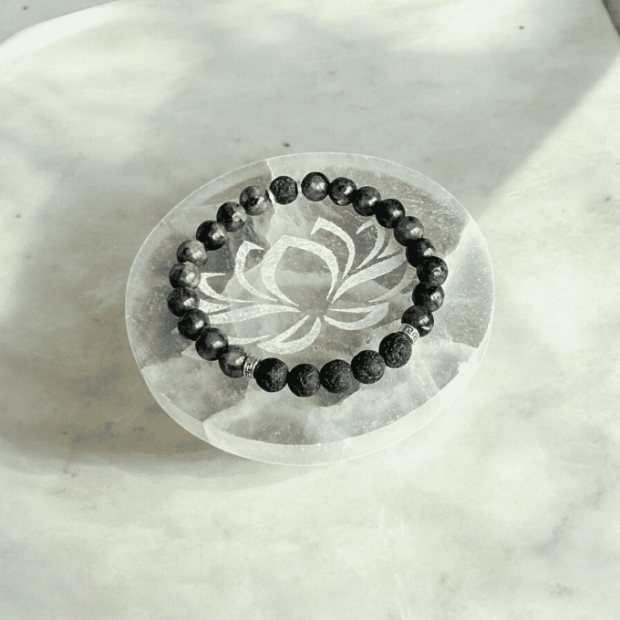 Bracelet en Labradorite Anthracite 